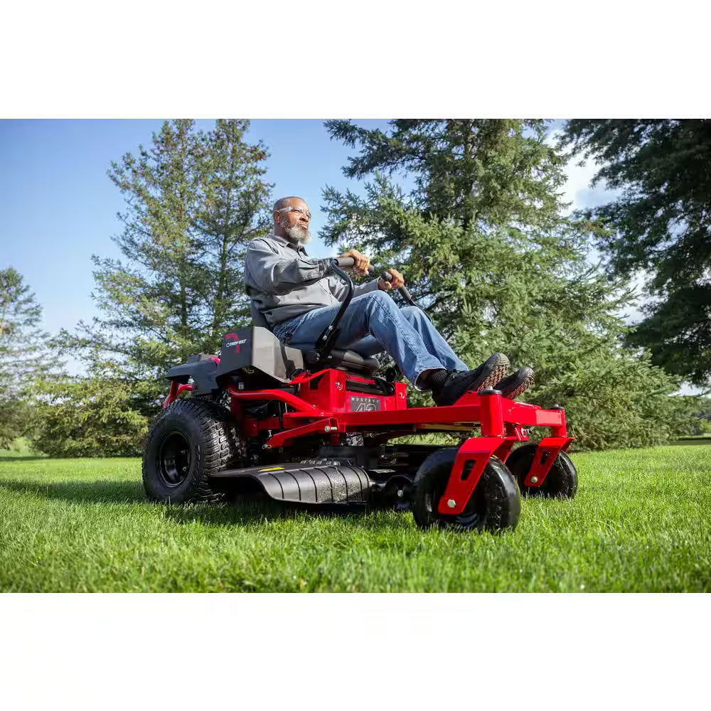 Mustang 42 In. 547Cc Single-Cylinder Engine Dual Hydrostatic Drive Gas Zero-Turn Riding Lawn Mower