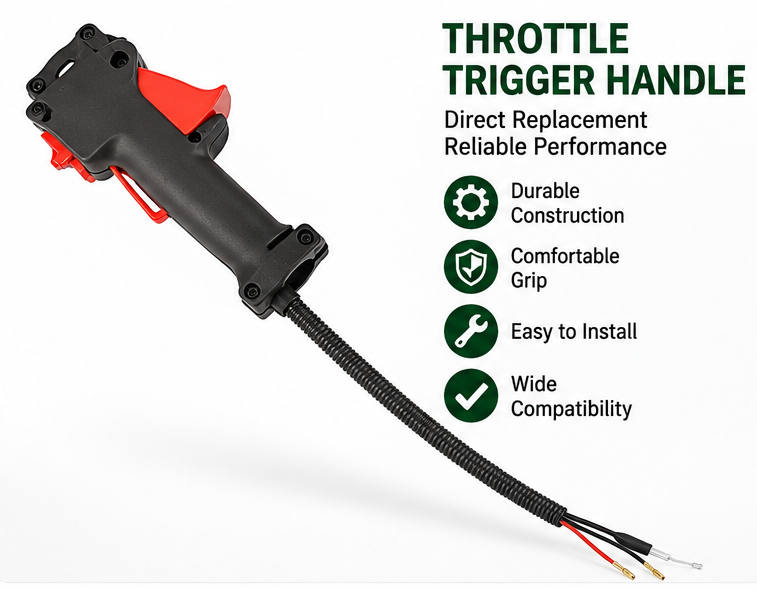 Universal Lawn Mower & Trimmer Throttle Handle Switch Replacement