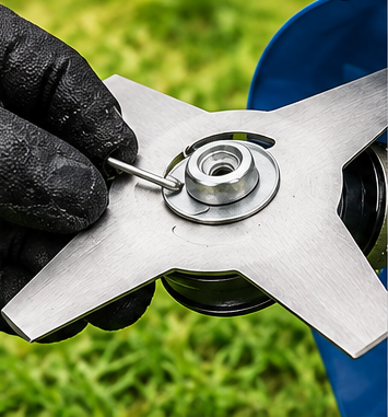 Universal 150mm Metal Lawn Trimmer Replacement Blades (3T / 4T)