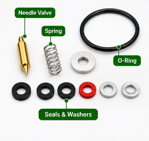 Universal Carburetor Overhaul Rebuild Gasket Kit for Small Gas Engines