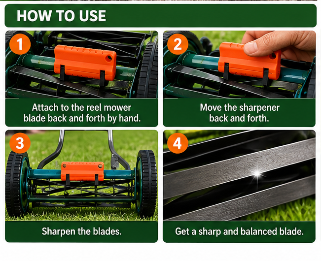 Universal SK-2 Reel Lawn Mower Blade Sharpener Kit